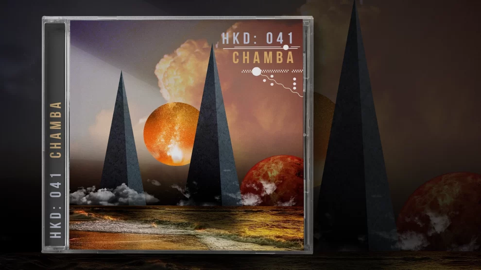 Artwork for a DJ mix by Chamba, created for Hijacked Festival by Nigel Pennington.
