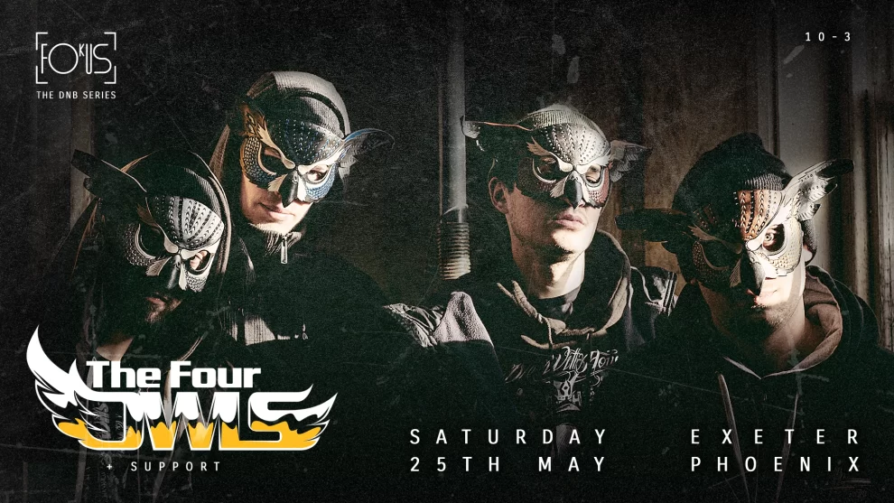 Four Owls promotional artwork by Nigel Pennington