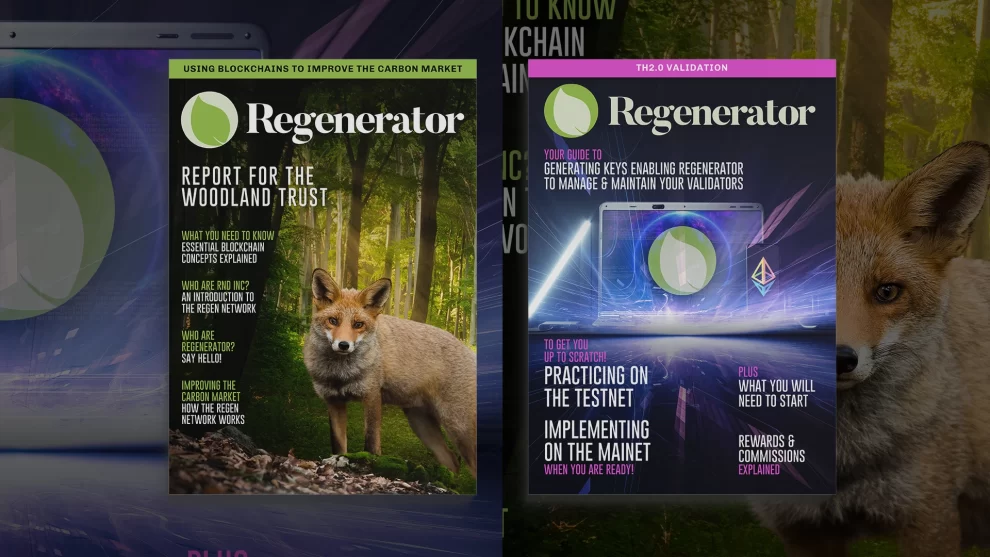 Presentation slide for Regenerator reports by Nigel Pennington