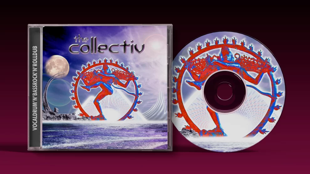 CD artwork for The Collectiv, designed by Nigel Pennington.